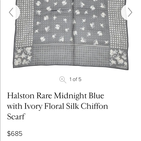 HALSTON ✨⭐️RARE authentic VINTAGE shawl - Picture 8 of 8